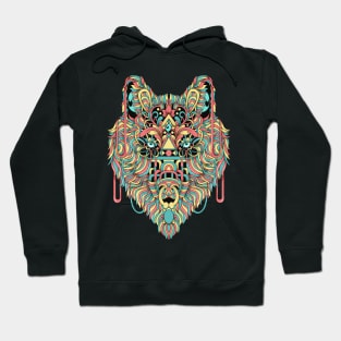 Psychedelic wolf Hoodie